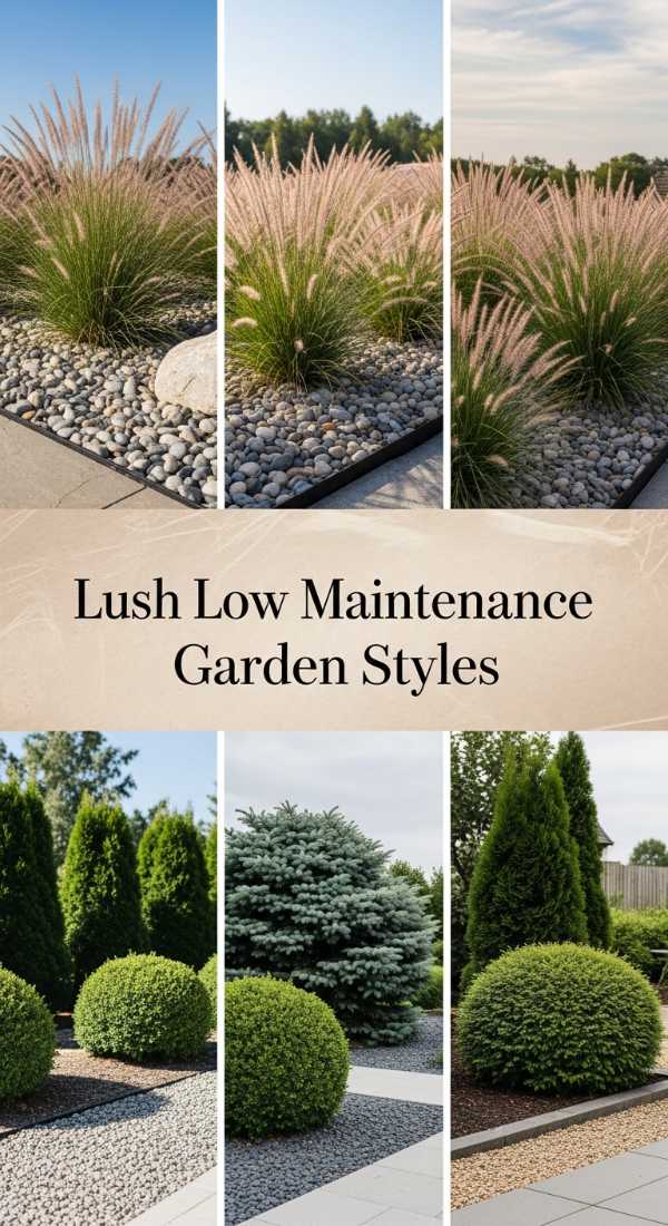 Lush Low Maintenance Garden Styles 69ff4741e9b53