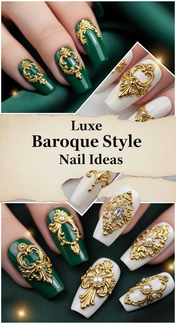 Luxe Baroque Style Nail Ideas 6a0859b226a03