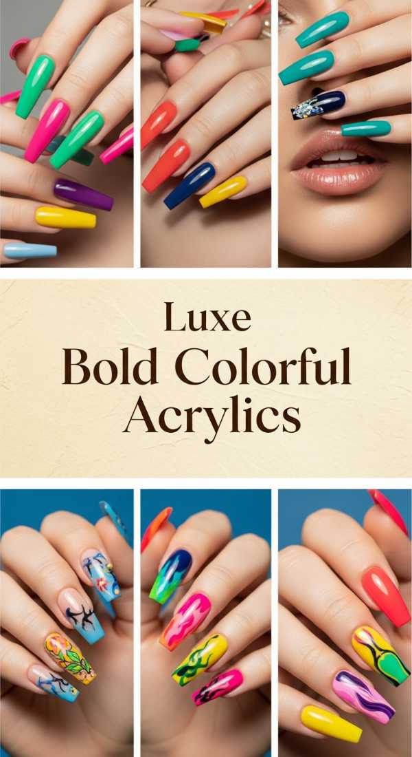 Luxe Bold Colorful Acrylics 6a08b1b01d674