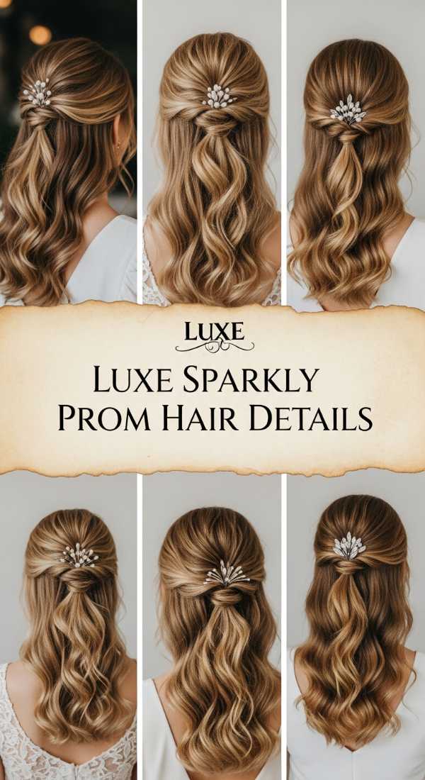 Luxe Sparkly Prom Hair Details 69fde77255a6b