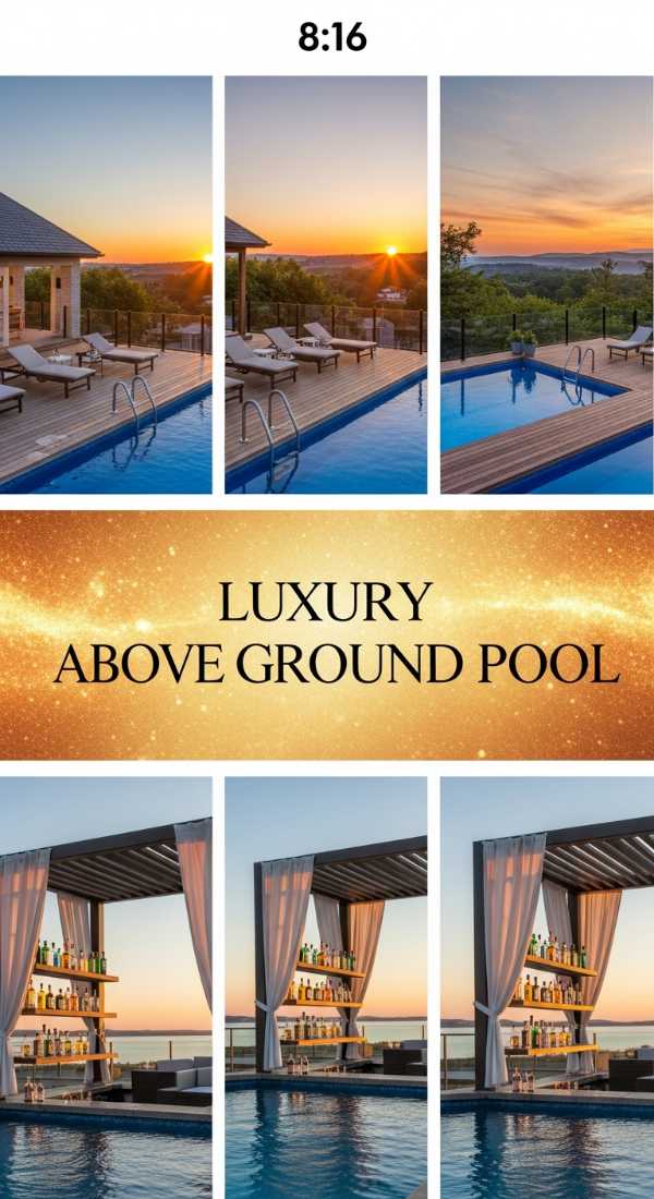 Sun-Kissed Spaces: Transforming Your Home and Garden for Summer Luxury Above Ground Pool 6a04bc5ec6068