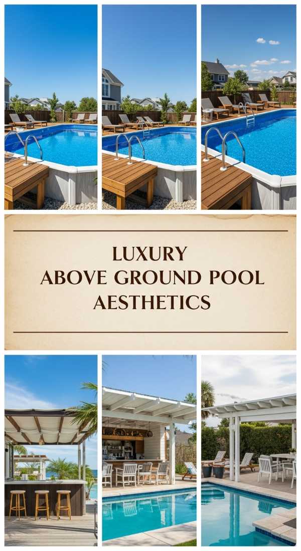 Luxury Above Ground Pool Aesthetics 6a04bc756d9a7