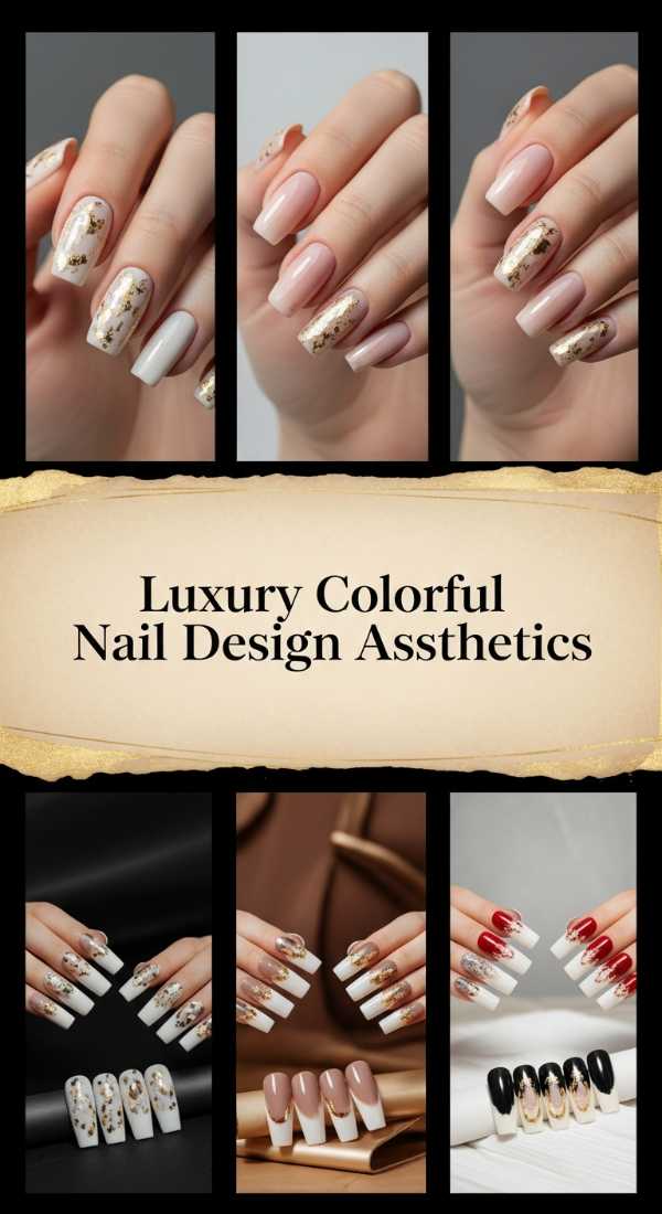 Luxury Colorful Nail Design Aesthetics 6a08b01fbbdd2
