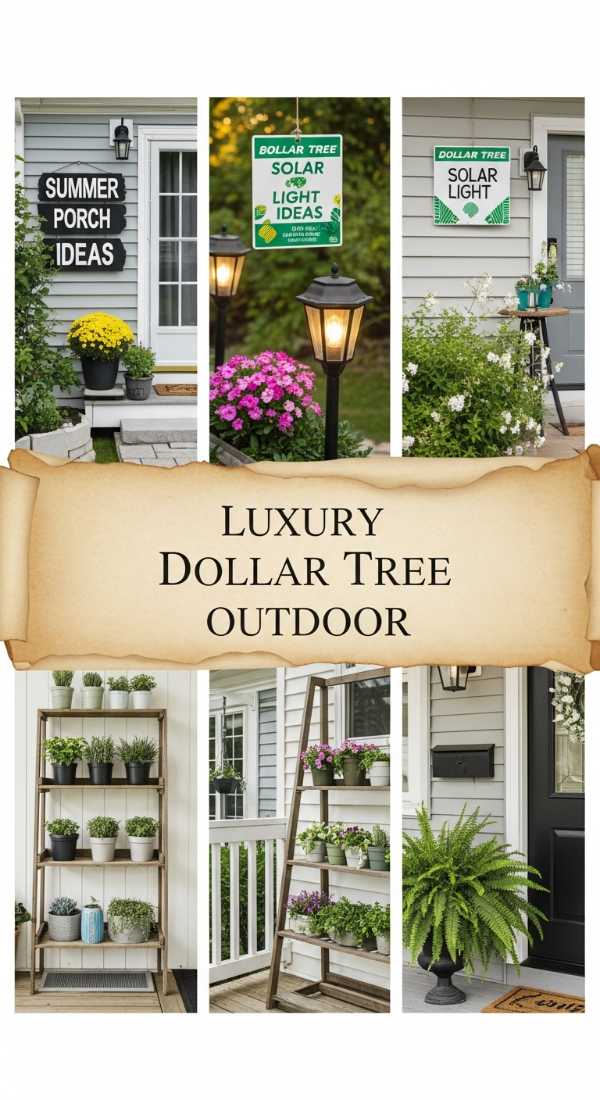 The Art of Outdoor Opulence: Crafting Magical Luxury Spaces Luxury Dollar Tree Outdoor 6a04bae274864
