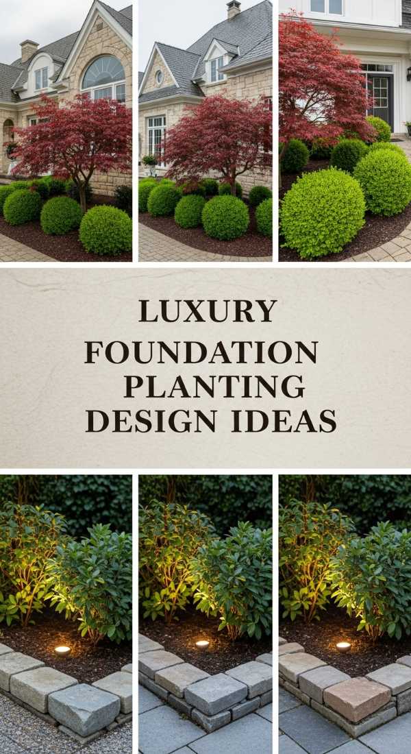 Luxury Foundation Planting Design Ideas 69ff473978fee