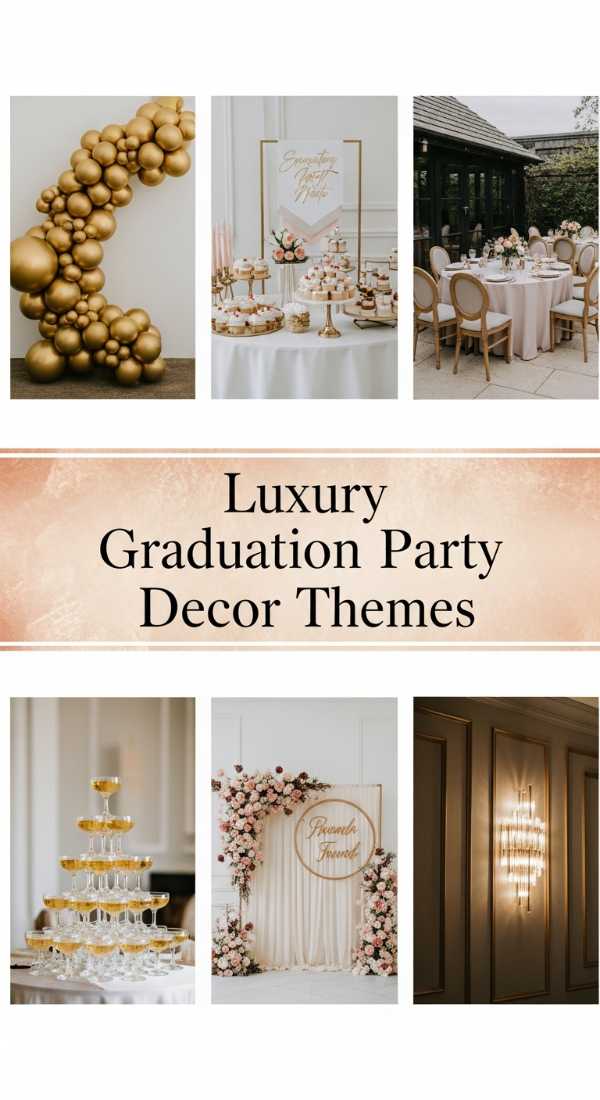 Luxury Graduation Party Decor Themes 6a134d23822f3