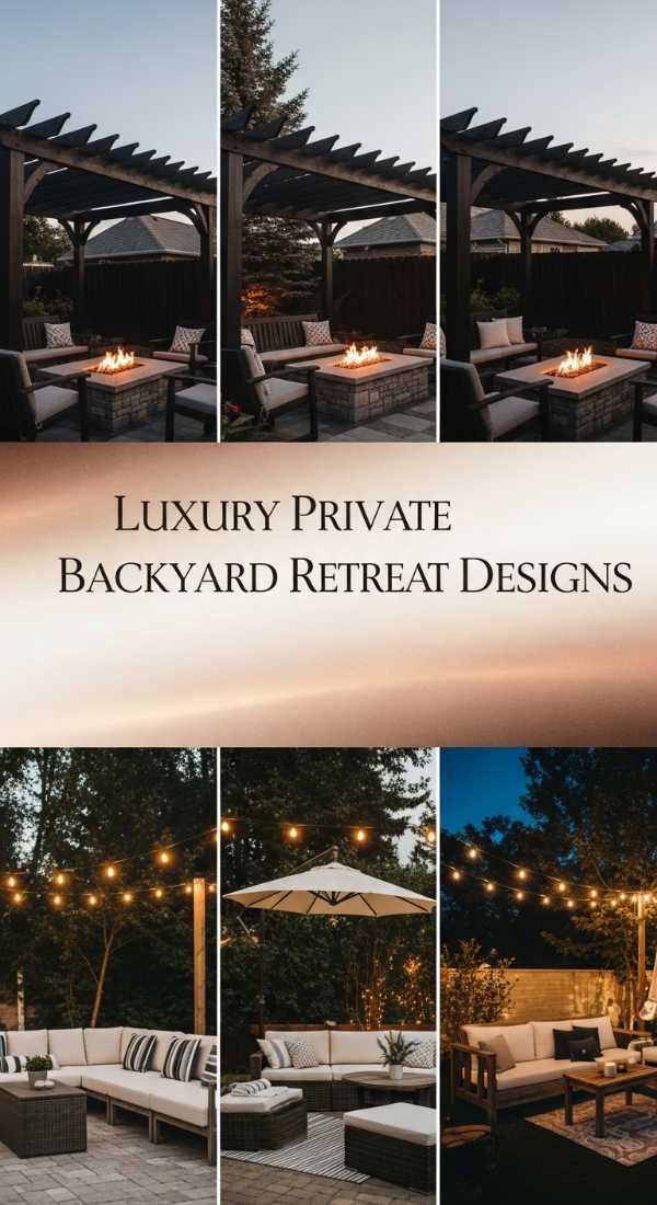Minimalist Grandeur: Transforming Your Yard into a Modern Masterpiece Luxury Private Backyard Retreat Designs 69ff476238c48