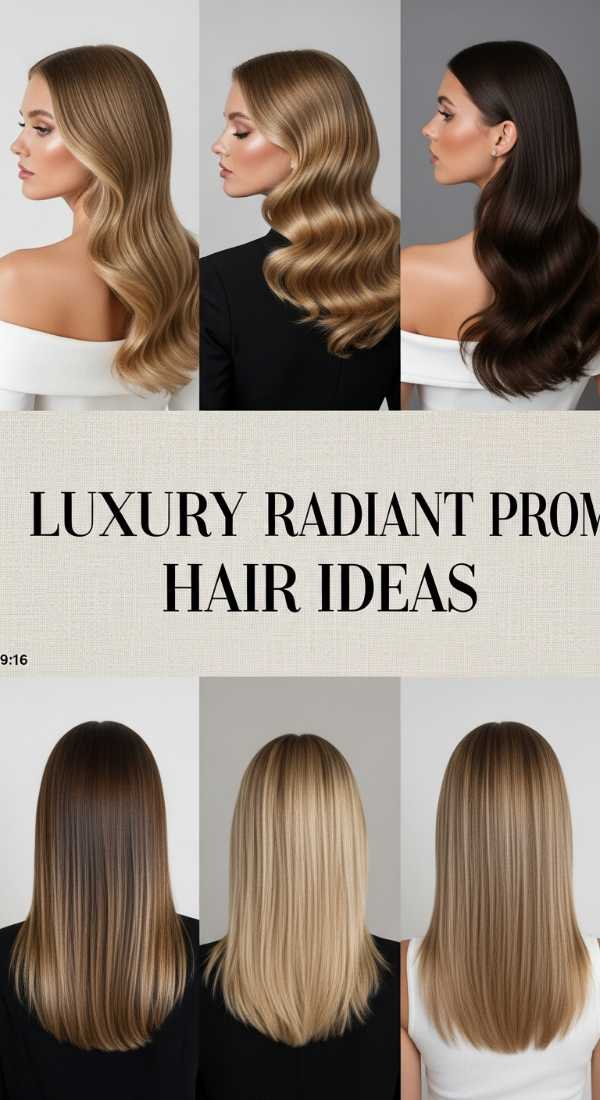 From Prom Queen to Beach Goddess: Enchanting Hair Trends for Summer Luxury Radiant Prom Hair Ideas 6a0366faa800d