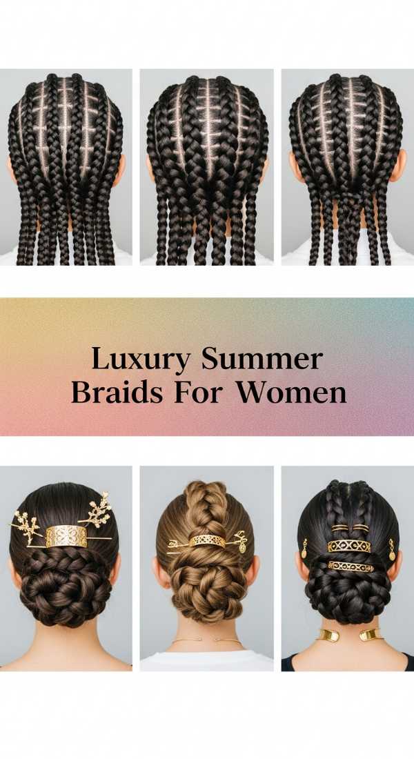 Glamour in Motion: Sophisticated Styling for High-Profile Occasions Luxury Summer Braids For Women 6a08ce61c8f06