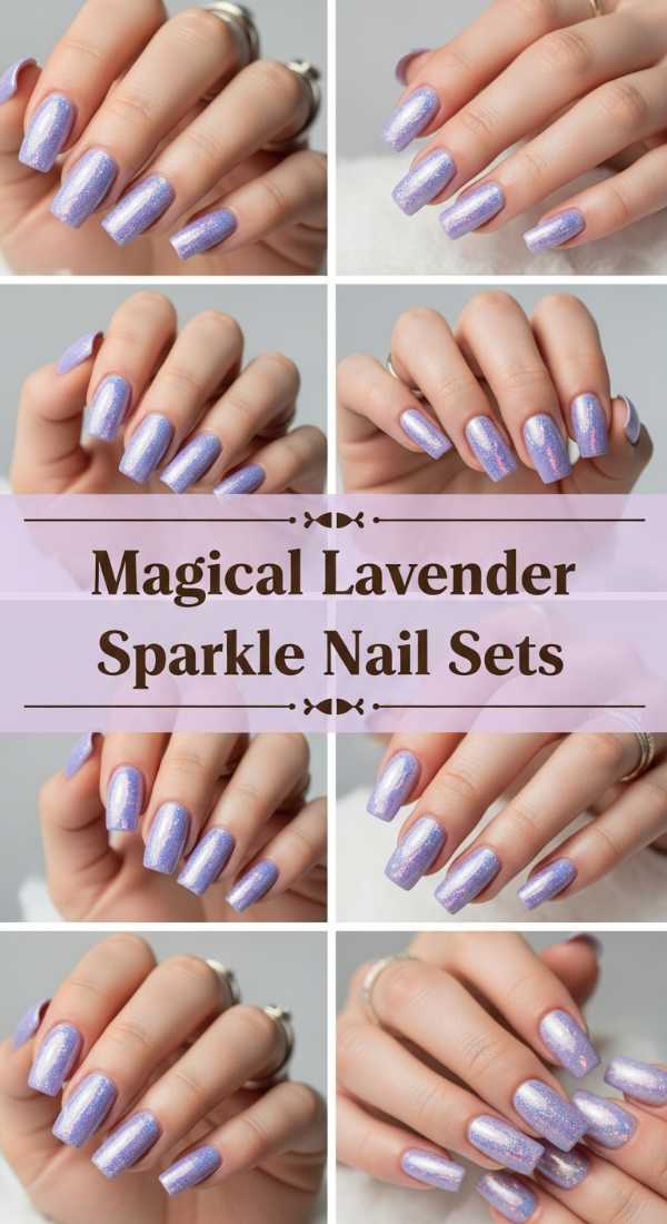 The Future of Your Fingertips: Top 2026 Nail Trends You’ll Love Magical Lavender Sparkle Nail Sets 69ff6db7ab5c0