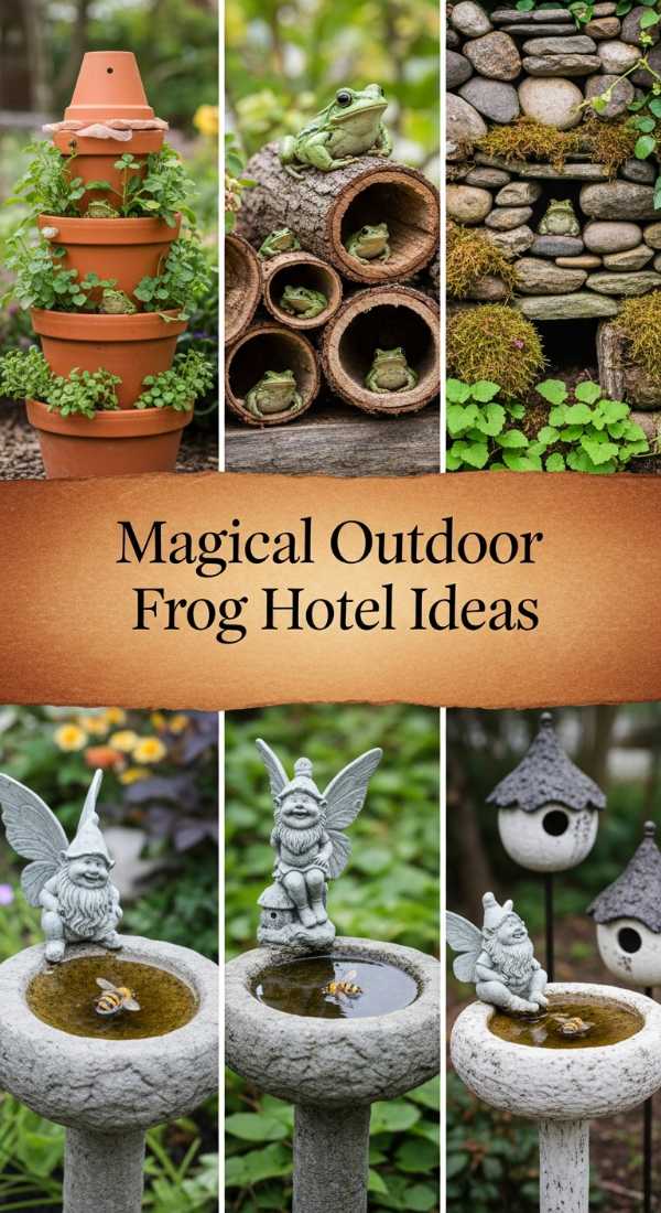 Magical Outdoor Frog Hotel Ideas 6a04c970e5c99