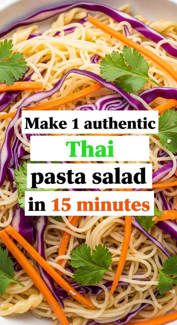 Make 1 Authentic Thai Pasta Salad In 15 Minutes 6a14328253c96