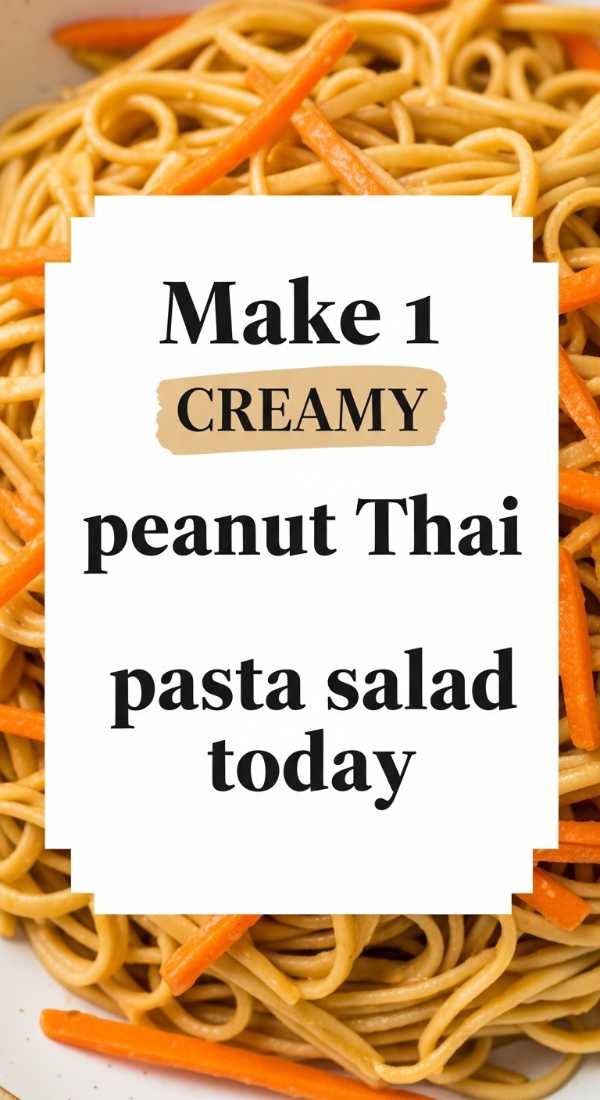 From Scratch to Spectacular: My Journey Through the Ultimate Pasta Masterclass Make 1 Creamy Peanut Thai Pasta Salad Today 6a109798ceb1d
