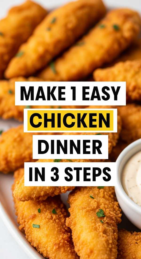 Make 1 Crispy Chicken Dinner In 3 Steps 69fc1757defbe