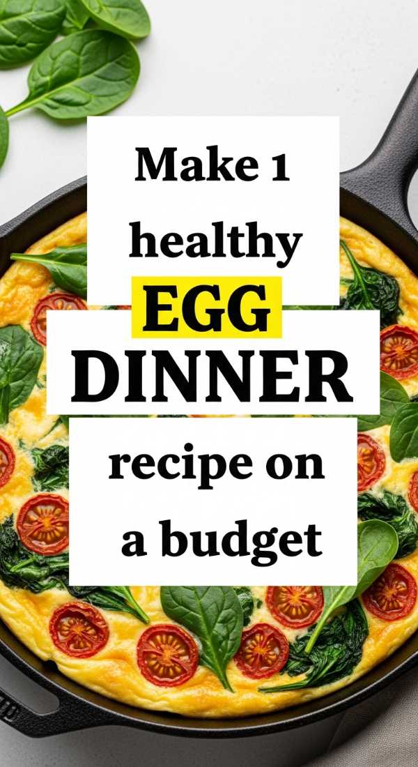 Make 1 Healthy Egg Dinner Recipe On A Budget 69fd8ab176592