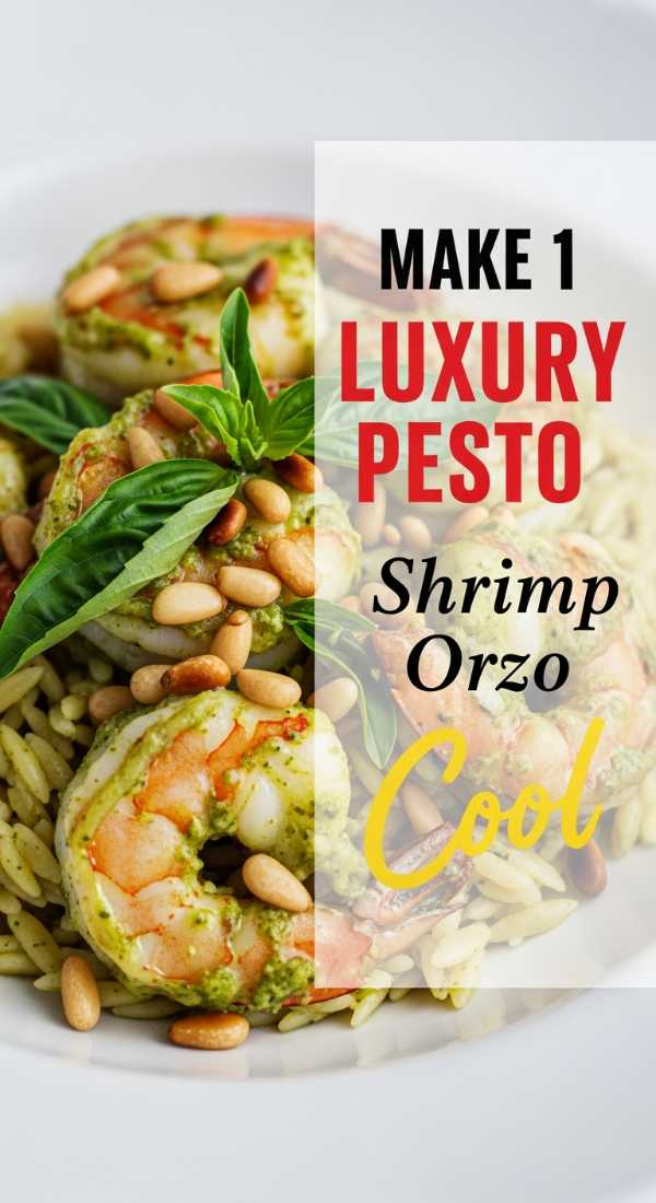 Make 1 Luxury Pesto Shrimp Orzo Tonight 69f721ee99738