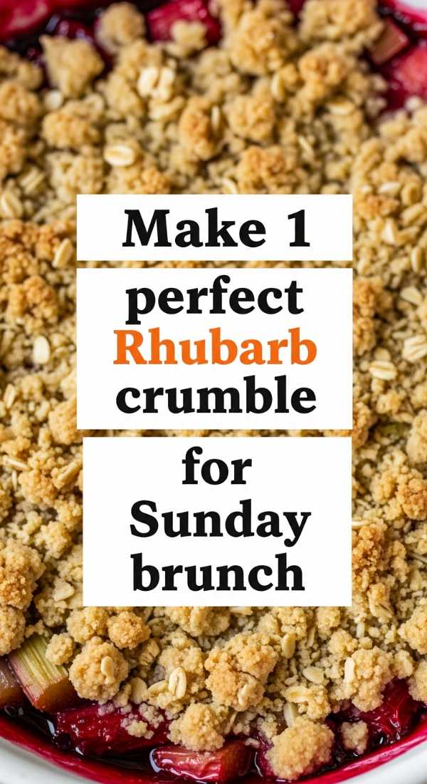 Make 1 Perfect Rhubarb Crumble For Sunday Brunch 69fd8a8aed50d