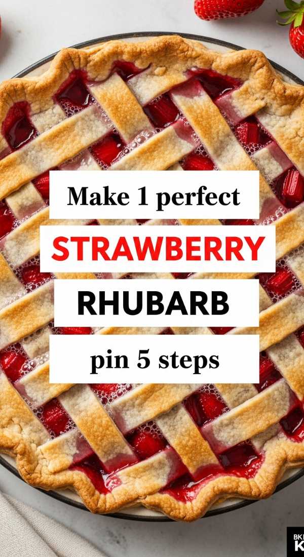 Make 1 Perfect Strawberry Rhubarb Pie In 5 Steps 69fd88abf1e4d