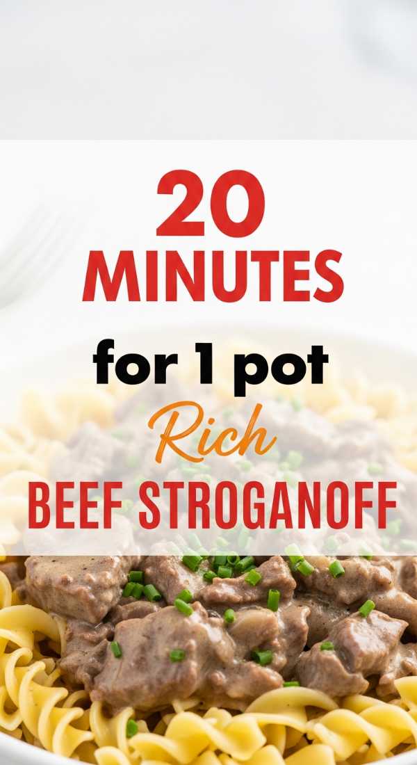 Make 1 Pot Of Beef Stroganoff In 20 Minutes 69f8635f73051