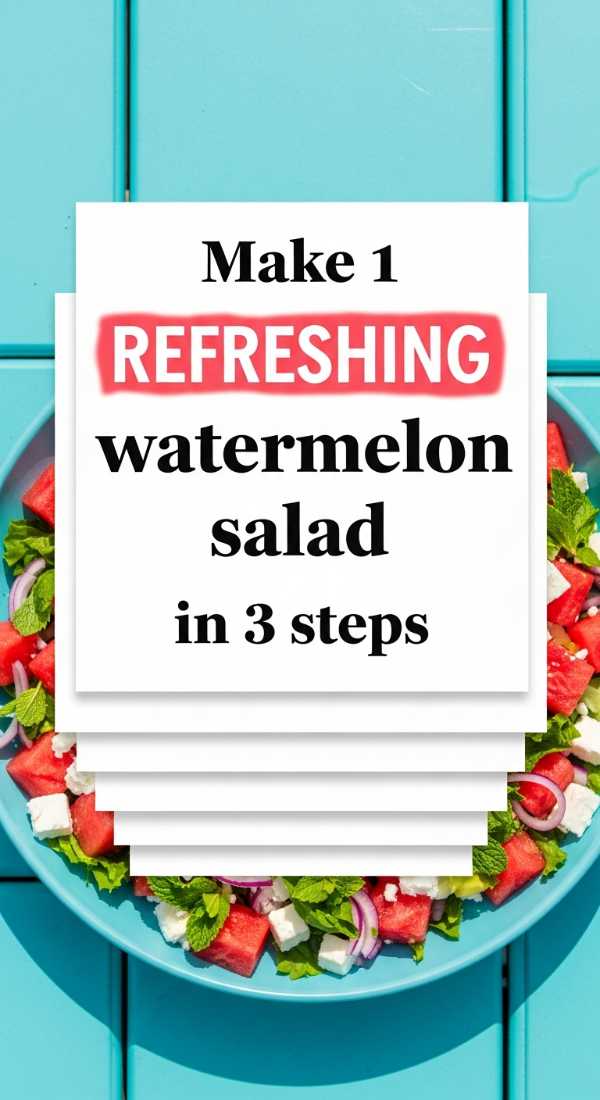 Make 1 Refreshing Watermelon Salad In 3 Steps 6a06c558028a2