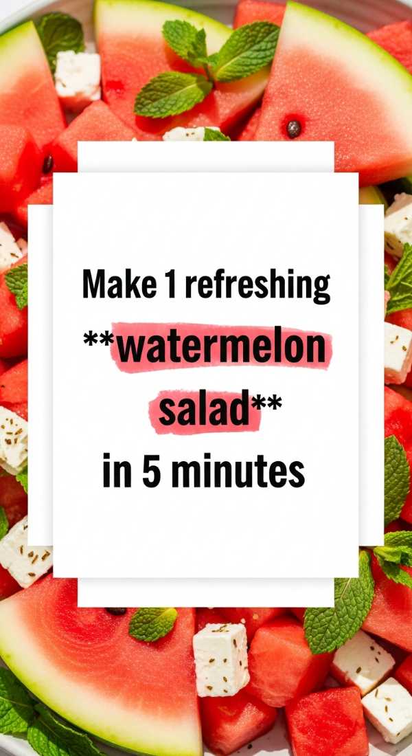 Make 1 Refreshing Watermelon Salad In 5 Minutes 6a00180c480fd