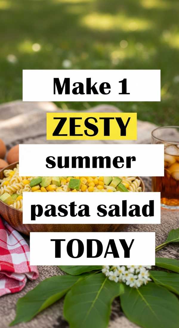 Make 1 Zesty Summer Pasta Salad Today 6a1098c880705