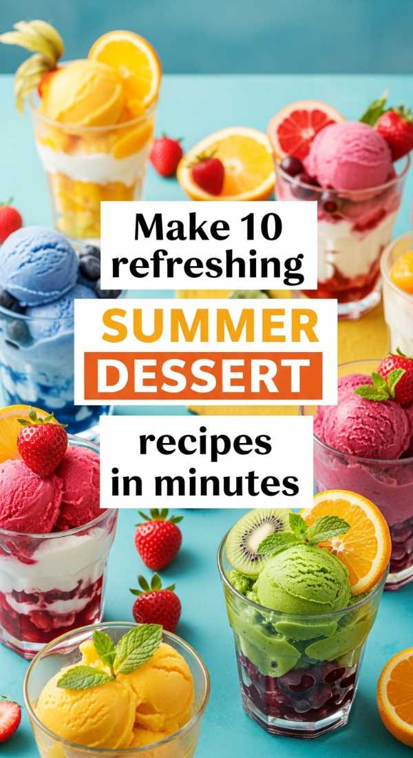 Beat the Heat: Refreshing Recipes and Summer Kitchen Essentials Make 10 Refreshing Summer Dessert Recipes In Minutes 6a0703ac329af