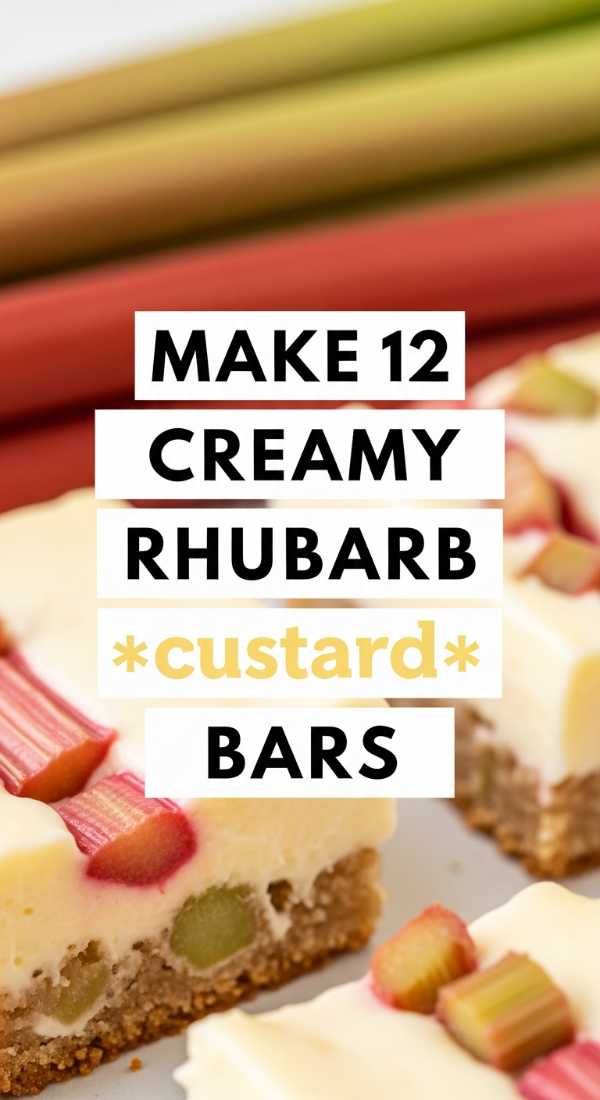 Make 12 Creamy Rhubarb Custard Bars 69f44746c5e48