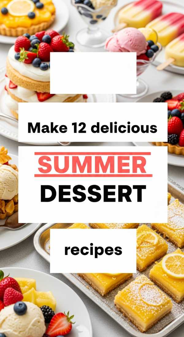 Make 12 Delicious Summer Dessert Recipes For Your Party 6a06c38682be2