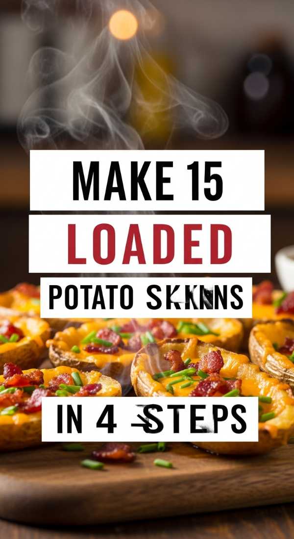 25 Irresistible Finger Foods That Will Wow Your Guests Make 15 Loaded Potato Skins In 4 Steps 6a1442430ef6e