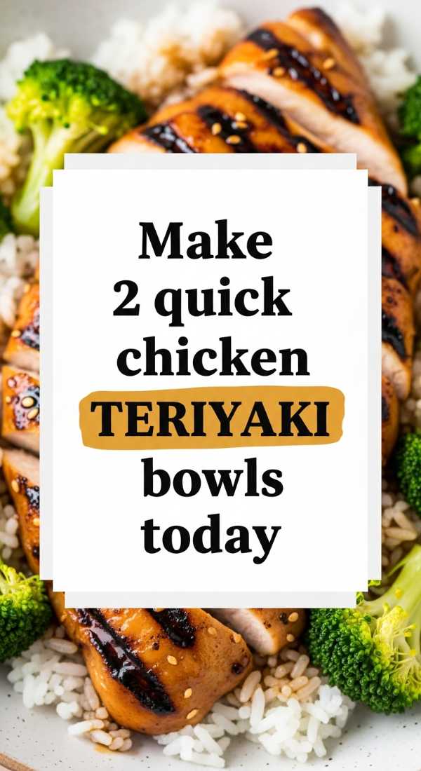 Make 2 Quick Chicken Teriyaki Bowls Today 69f4425e2dbcd