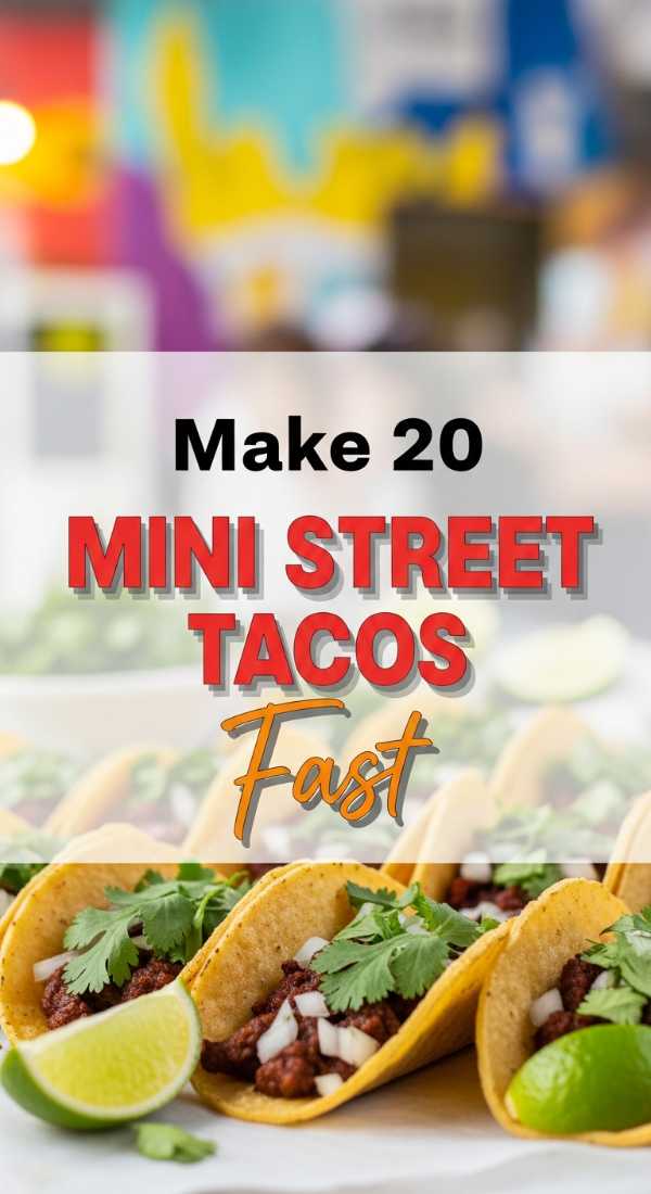 Small Bites, Big Flavor: The Ultimate Finger Food Board Ideas Make 20 Mini Street Tacos In 15 Minutes 6a14961a40aa9
