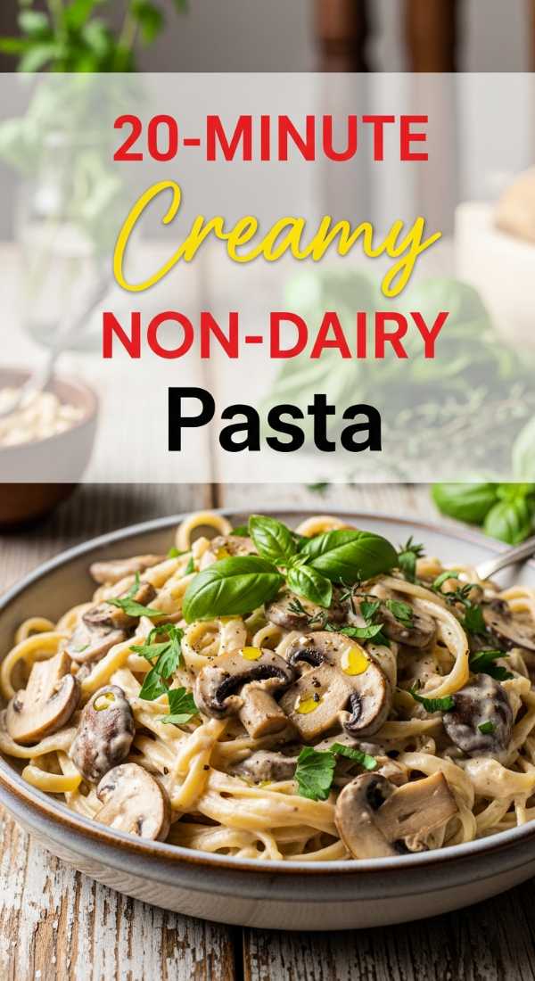 Make 20 Minute Creamy Non Dairy Pasta 6a045a936e5e7