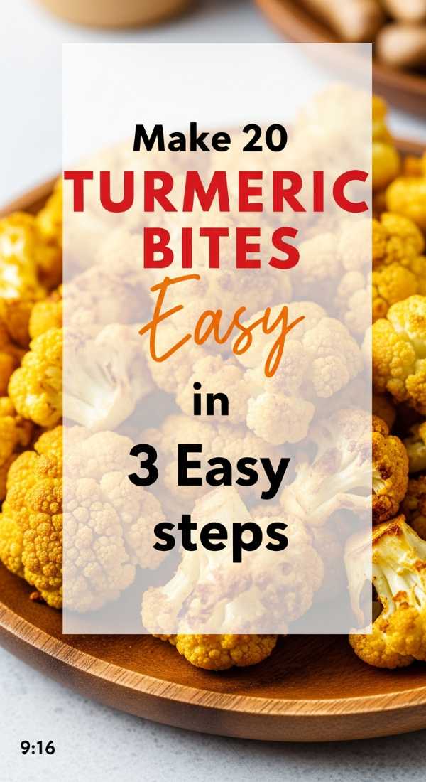 Make 20 Turmeric Cauliflower Bites In 3 Easy Steps 69fd74158b859