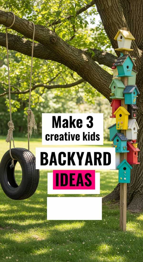 Make 3 Creative Kids Backyard Ideas In One Weekend 69f485866196d