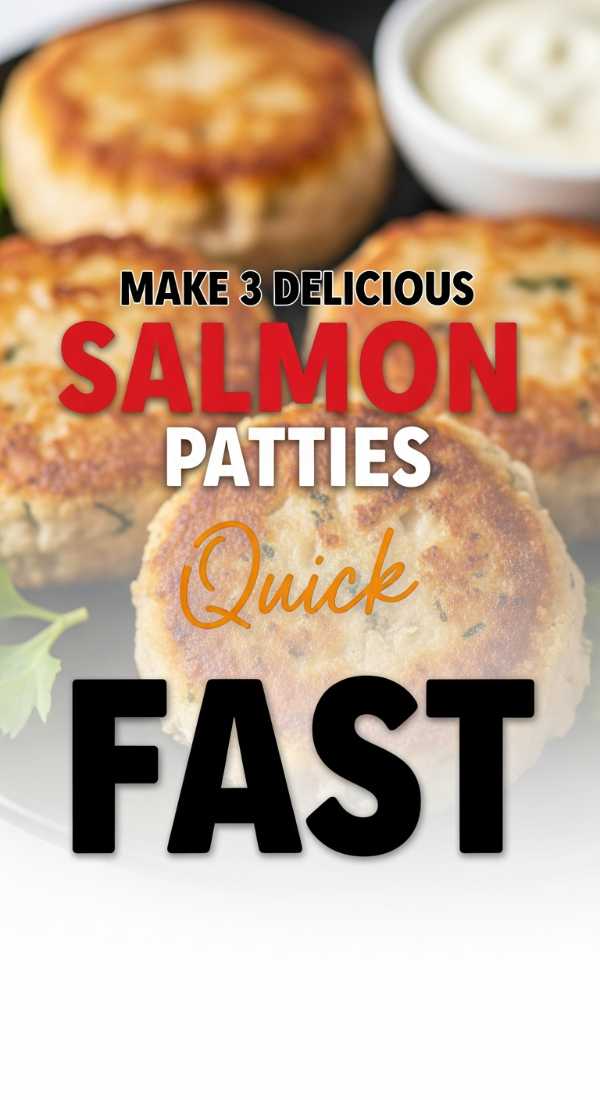 Make 3 Delicious Canned Salmon Patties Fast 6a149c3cd5576