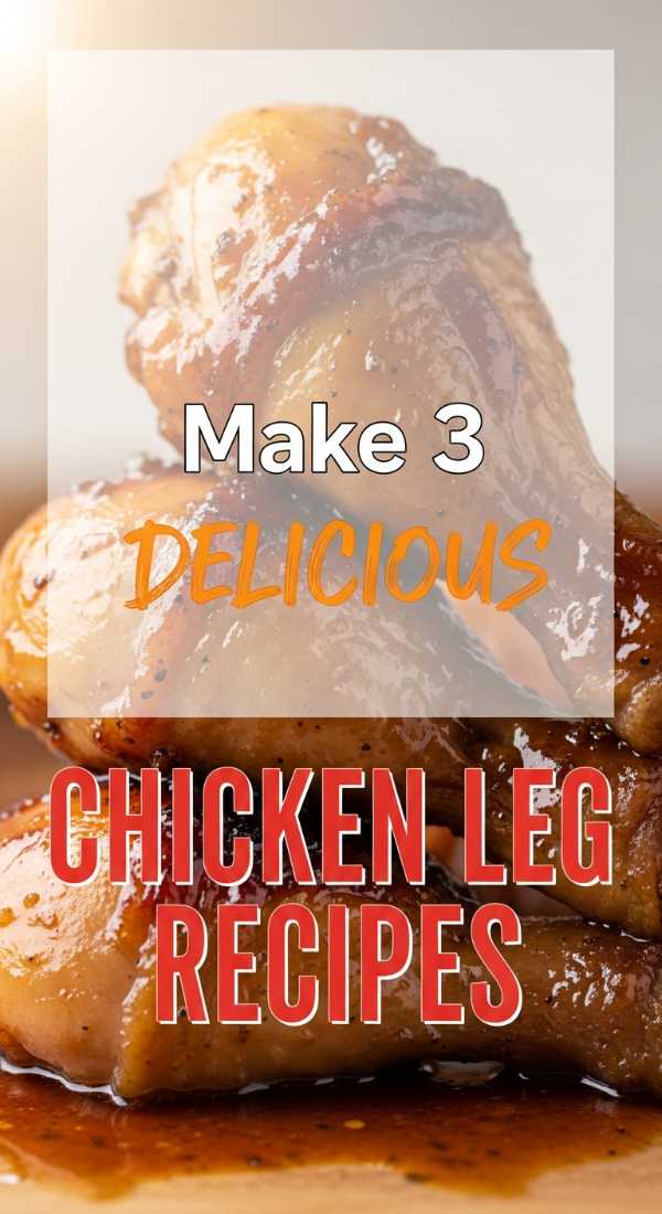 The Secret to Succulent Poultry: A Deep Dive into Thighs & Legs Make 3 Delicious Family Chicken Leg Recipes 6a14965b99d5f