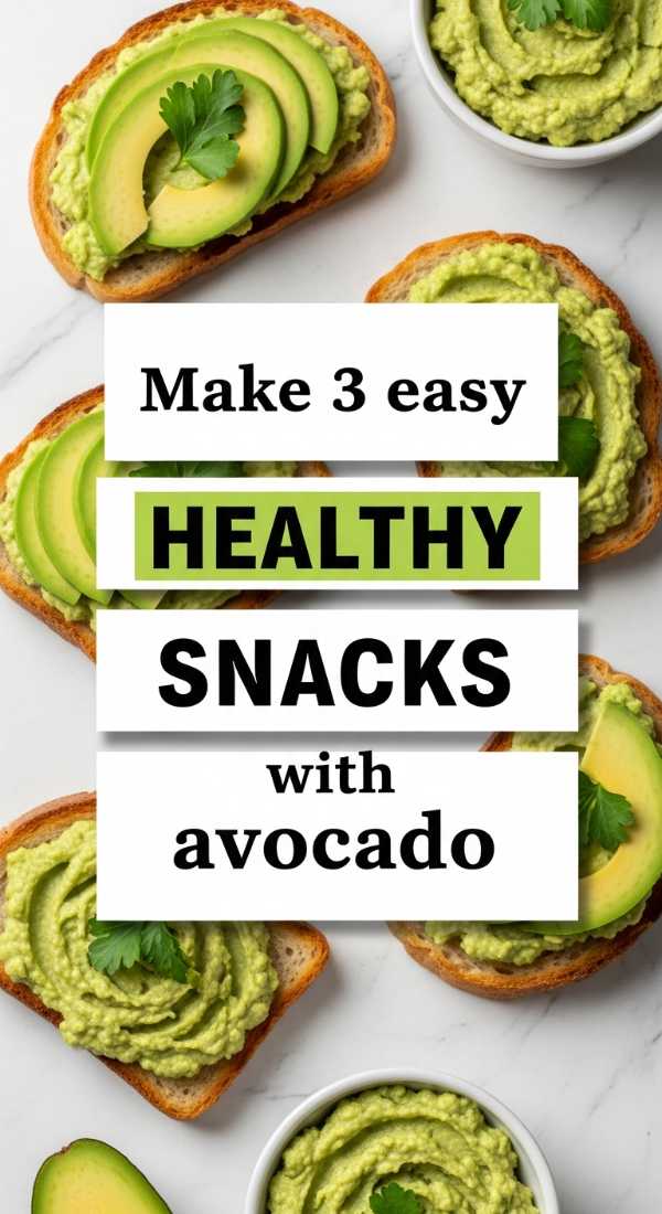 Make 3 Easy Healthy Snacks With Avocado 6a017da903179