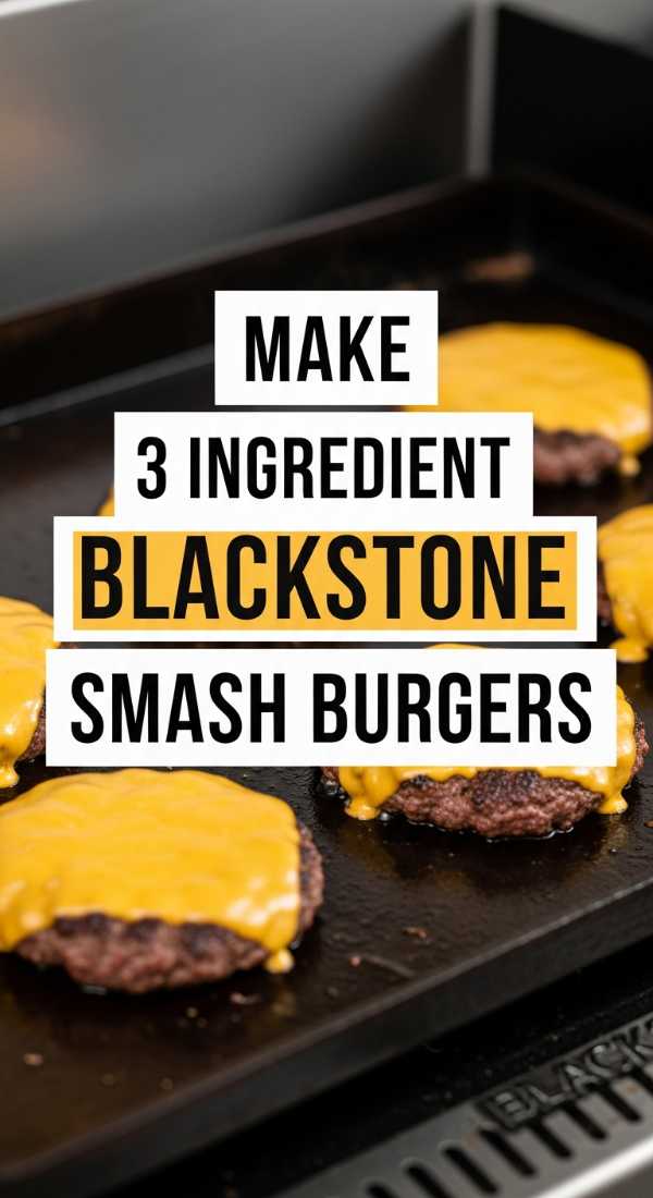 The Only Summer Dinner Guide You’ll Ever Need Make 3 Ingredient Blackstone Smash Burgers 6a017dccf048b