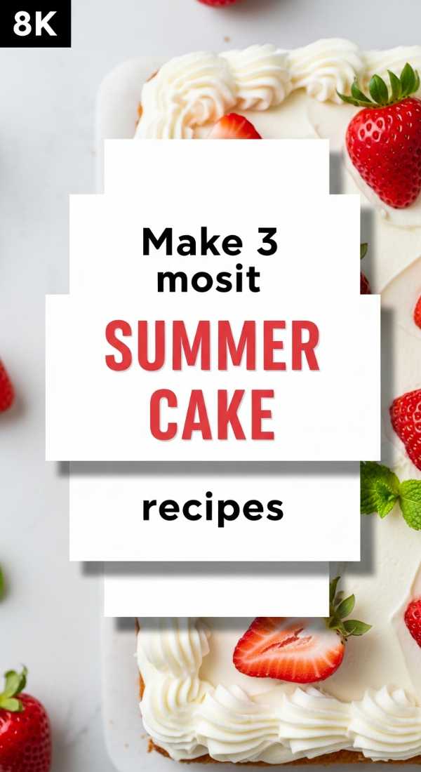 Fresh & Easy: 50+ Recipes for the Ultimate Summer Feast Make 3 Moist Summer Cake Recipes 6a070b5f5277c