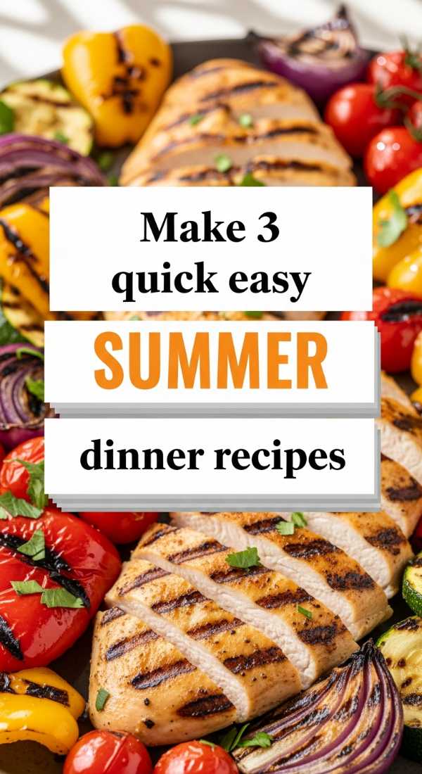 Make 3 Quick Easy Summer Dinner Recipes 6a109525992b8