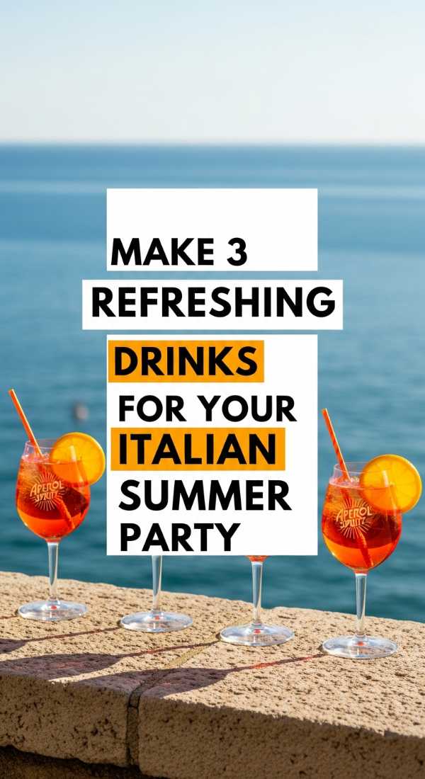 Sip, Snack, and Sun: How to Throw the Perfect Italian Summer Soiree Make 3 Refreshing Drinks For Your Italian Summer Party 6a0deef652a5d