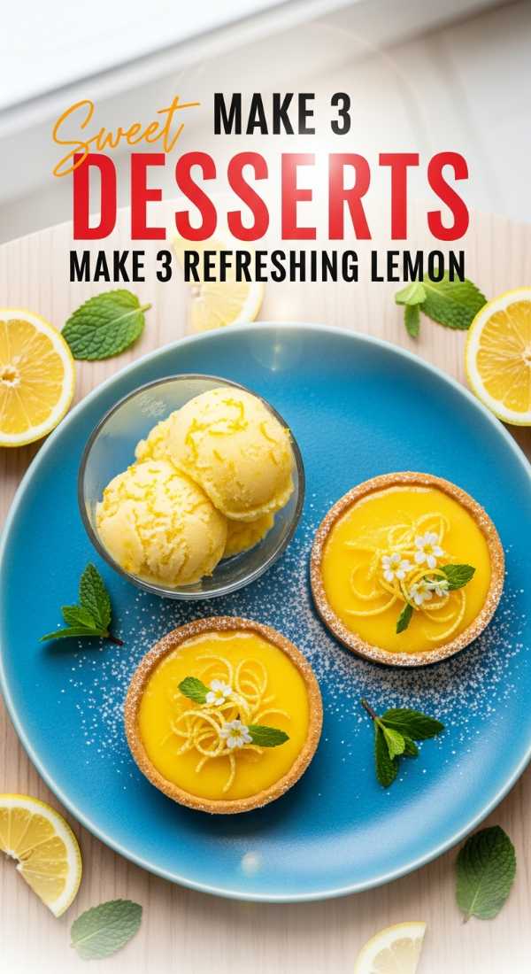 Make 3 Refreshing Lemon Desserts In 20 Minutes 6a0213b89cd63