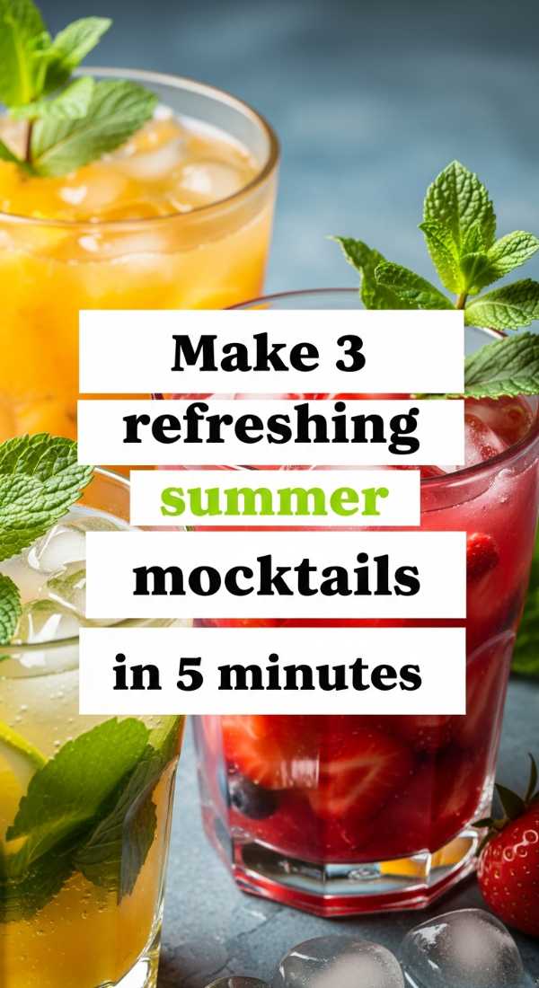 Make 3 Refreshing Summer Mocktails In 5 Minutes 6a06c9043bb21