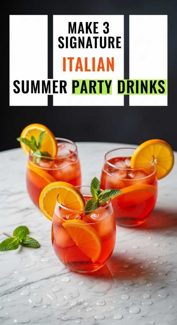 Make 3 Signature Italian Summer Party Drinks 69f72771a1067