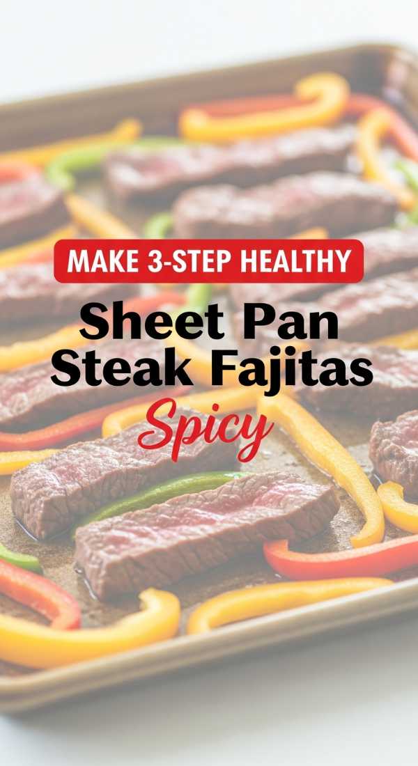 Make 3 Step Healthy Sheet Pan Steak Fajitas 69f451435c01e