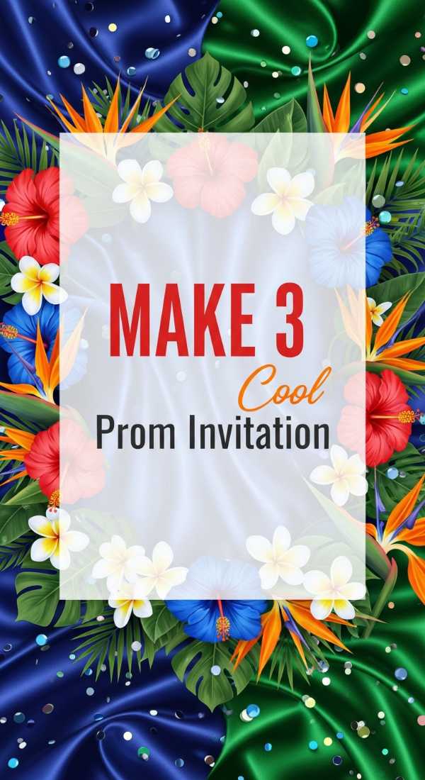 Make 3 Stunning Prom Invitation Cards 69f478f55d7a8