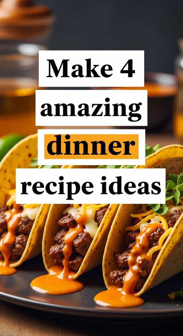 Make 4 Amazing Dinner Recipe Ideas 69f6fe0dea78a