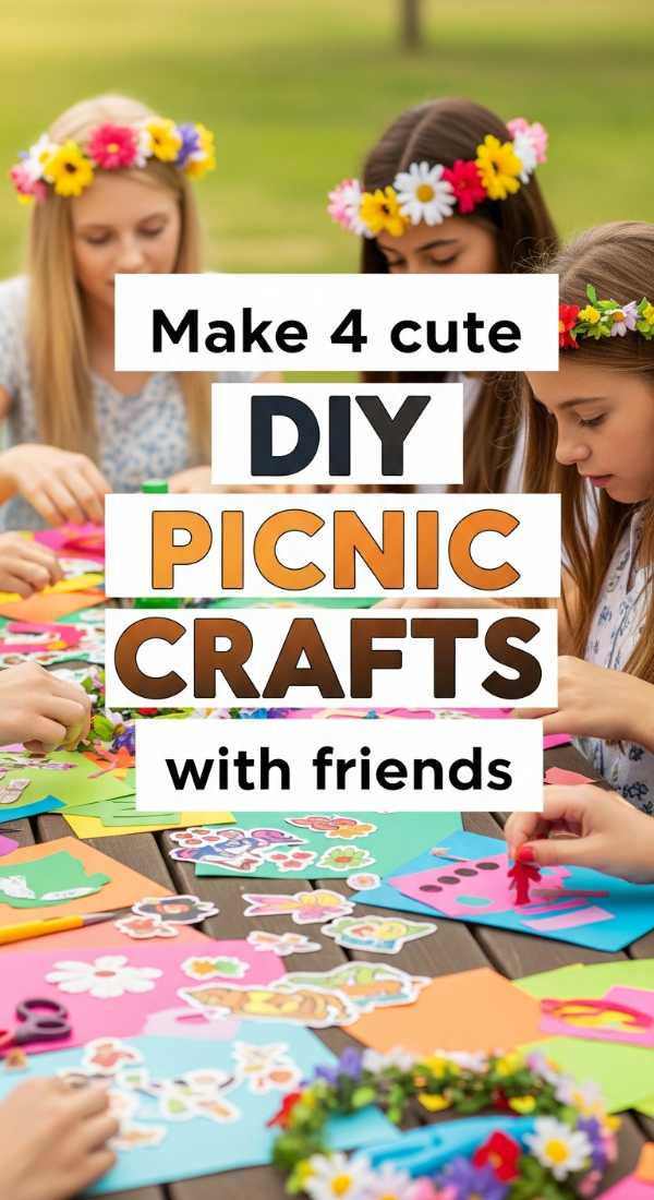 Sun, Snacks, and Style: The Essential Picnic Party Roadmap Make 4 Cute Diy Picnic Crafts With Friends 6a0def0502600