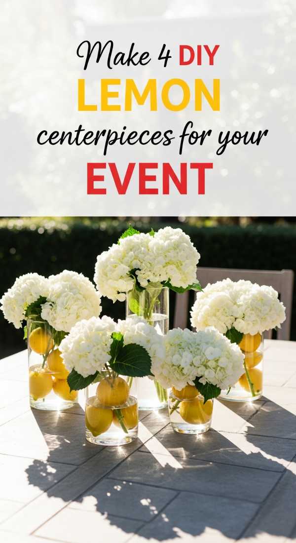 Make 4 Diy Lemon Centerpieces For Your Event 6a0031bfd8ffd